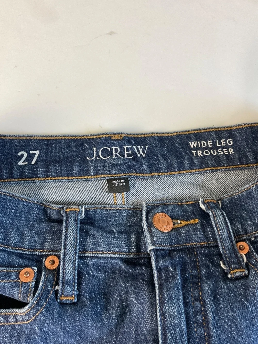 J. Crew Denim Trouser Jean